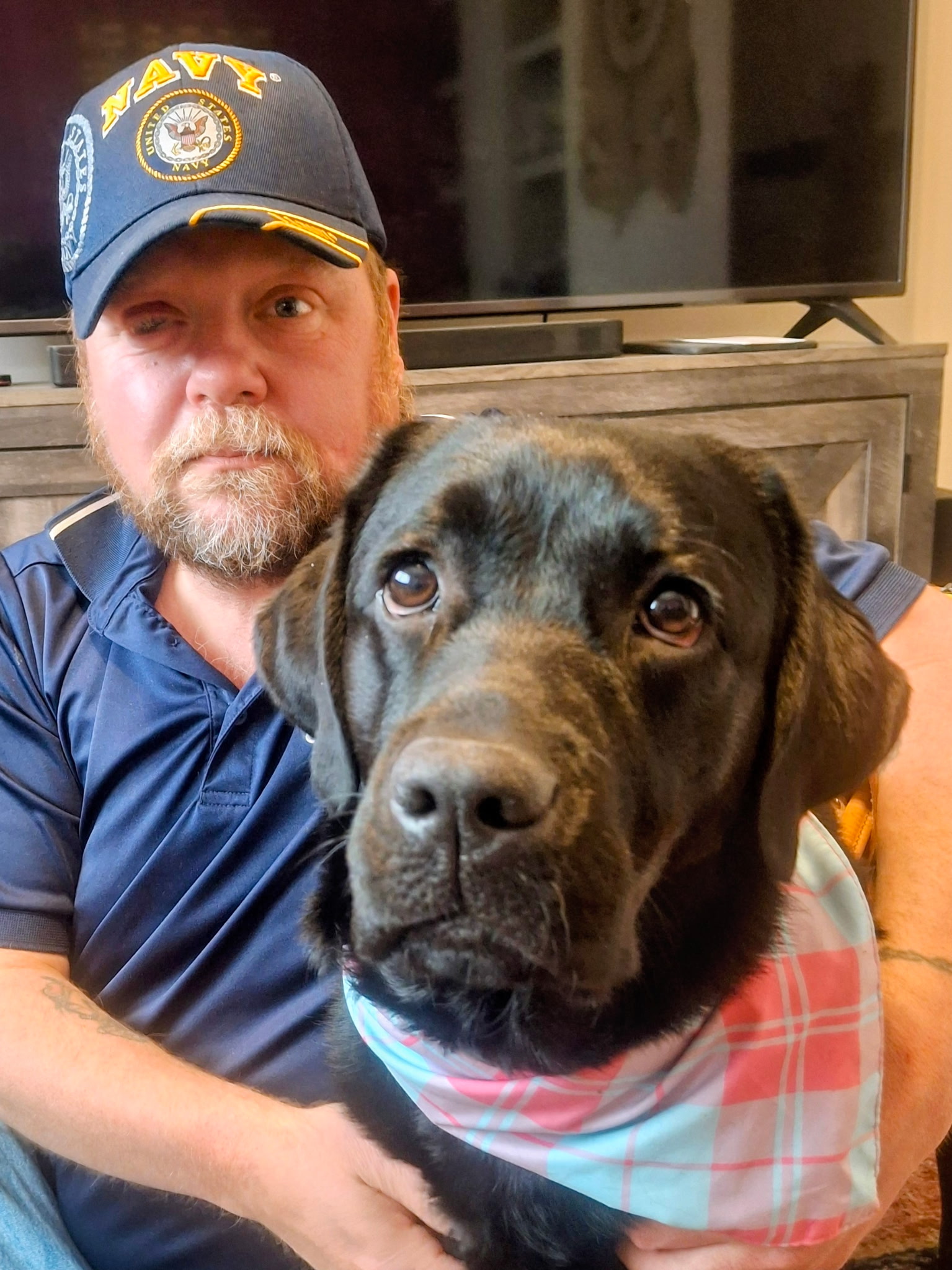 Guide Dog Ember & George