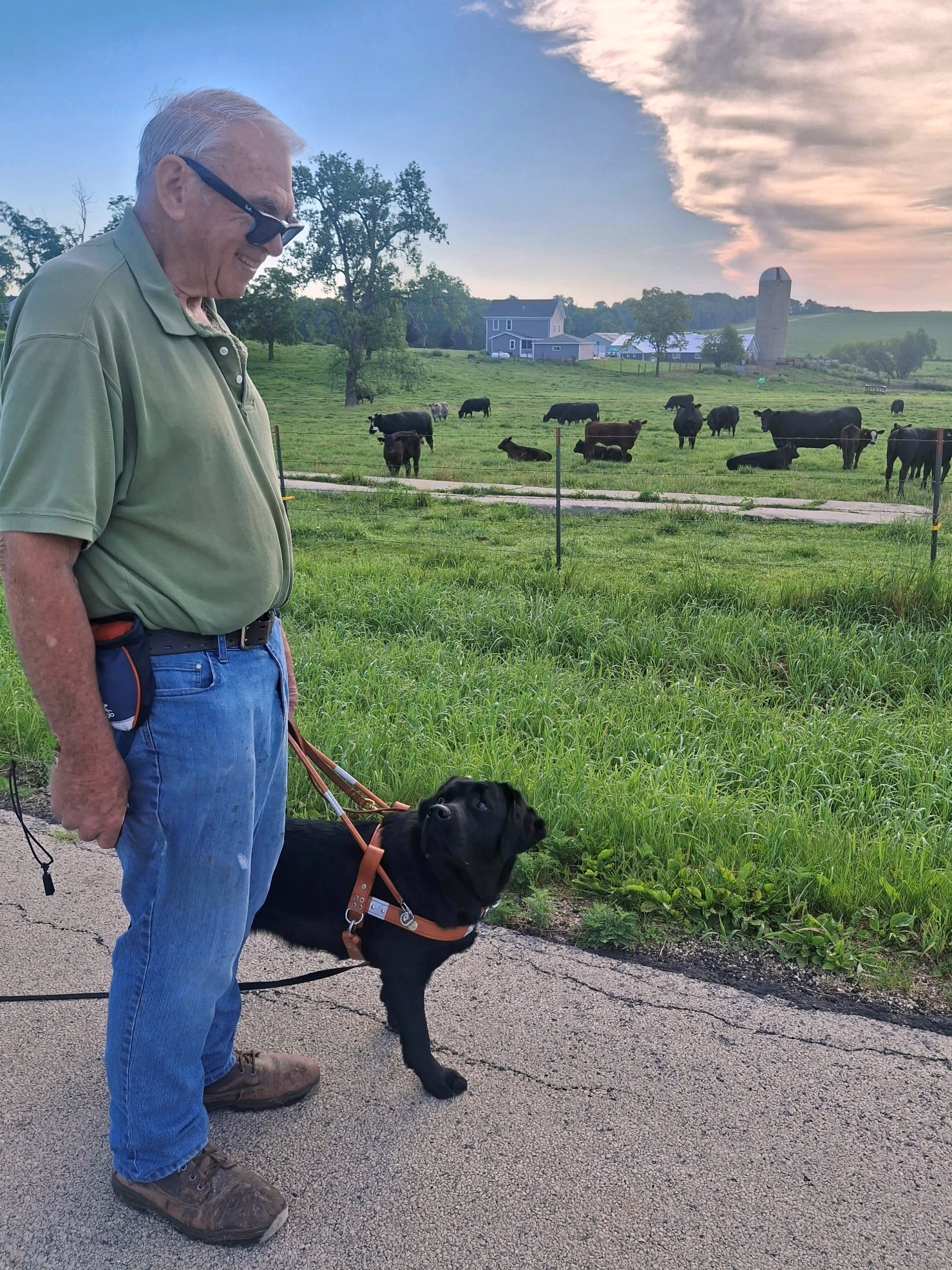 Guide Dog Demi and Robert